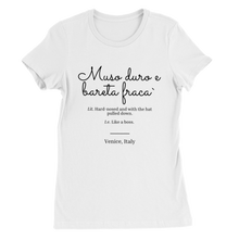 Load image into Gallery viewer, &quot;Muso duro&quot; Premium Womens Crewneck T-shirt
