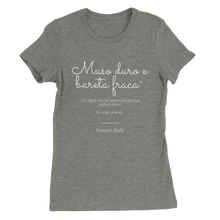 Load image into Gallery viewer, &quot;Muso duro&quot; Premium Womens Crewneck T-shirt
