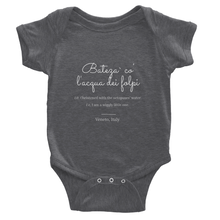 Load image into Gallery viewer, &quot;Bateza` co l&#39;acqua dei folpi&quot; Classic Baby Short Sleeve Onesies
