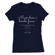 Load image into Gallery viewer, &quot;Muso duro&quot; Premium Womens Crewneck T-shirt
